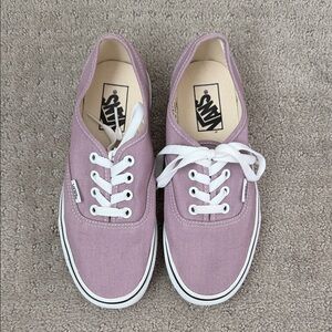 Vans Lavender Canvas Sneakers